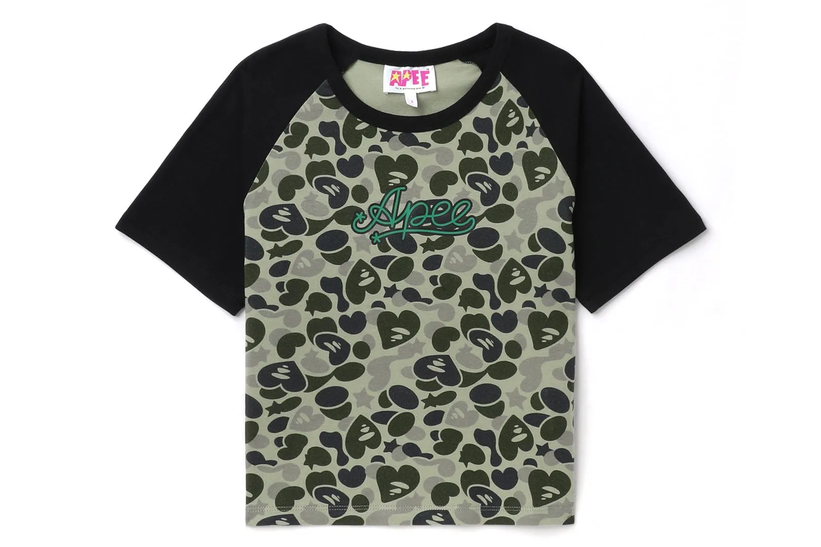 GRAPHIC CROP RAGLAN TEE sold by Bape product image thumbnail 3