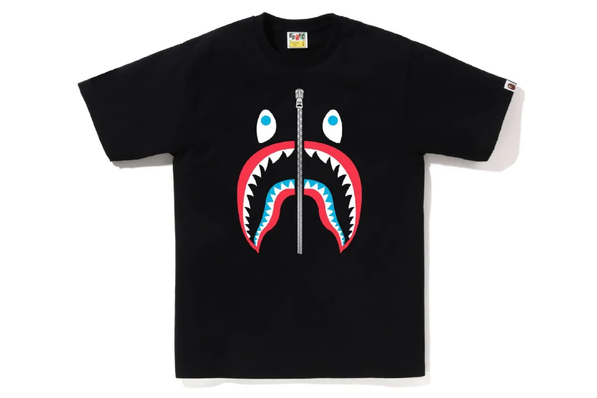 COLORS SHARK TEE sold by Bape