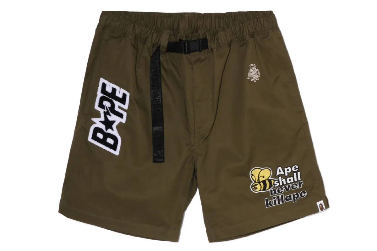 MULTI MOTIF EASY SHORTS sold by Bape