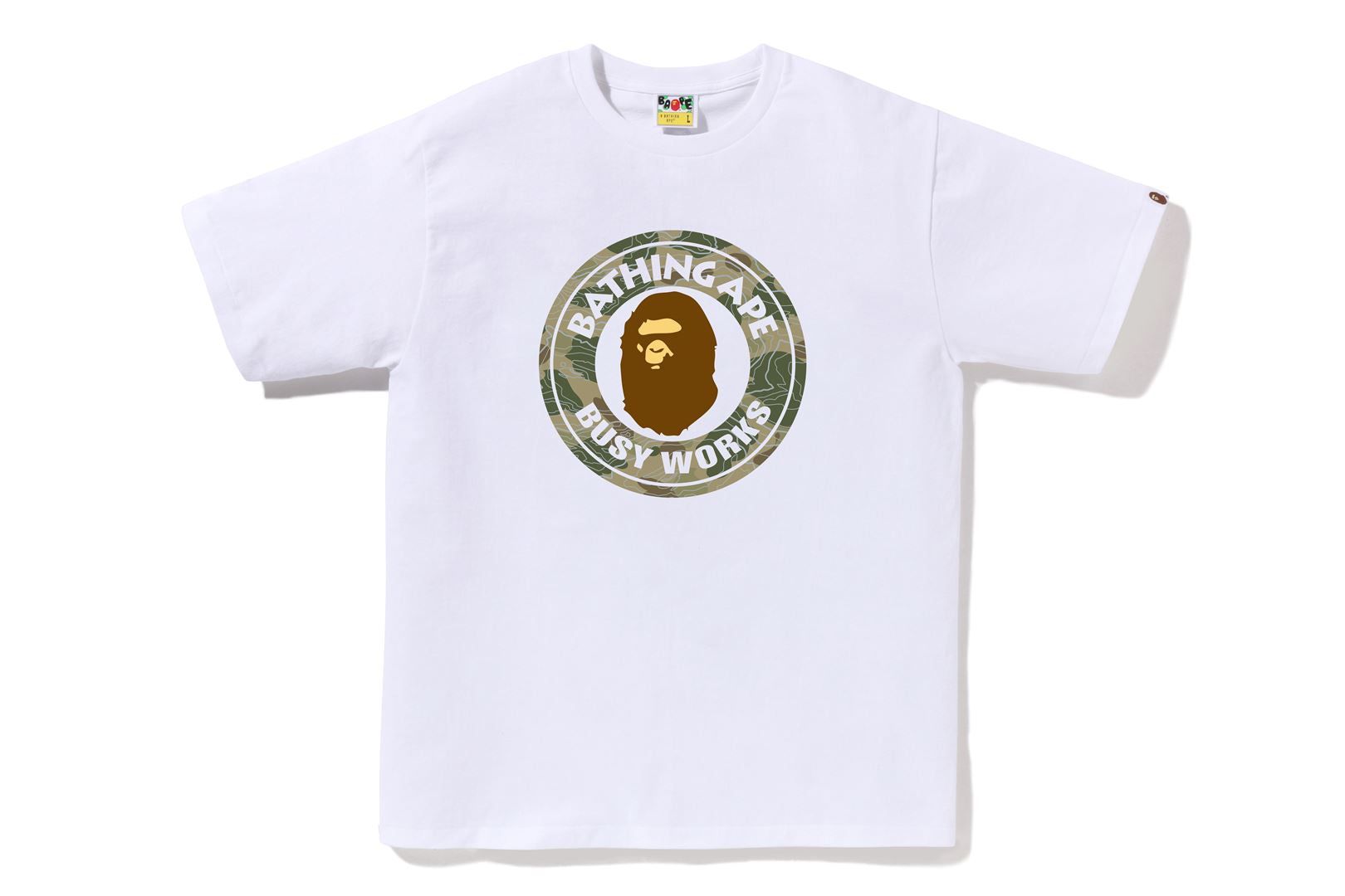 LAYERED LINE CAMO BUSY WORKS TEE sold by Bape product image thumbnail 5