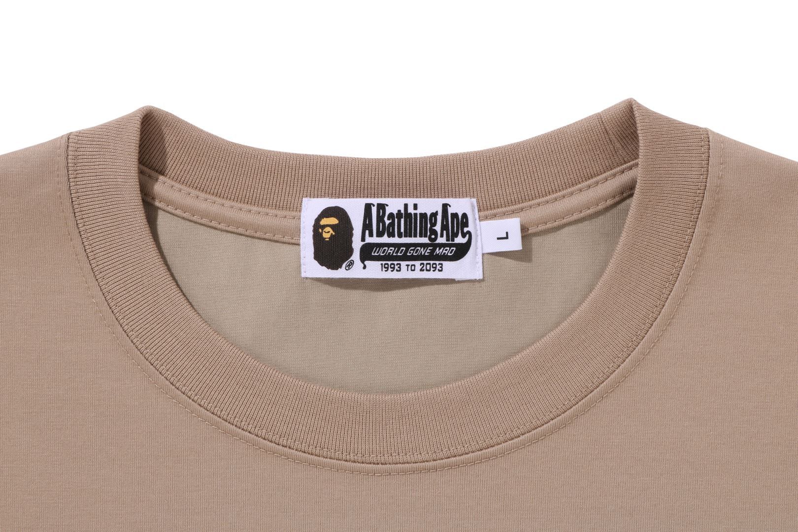 SMOOTH COLLEGE RELAXED FIT TEE sold by Bape product image thumbnail 3