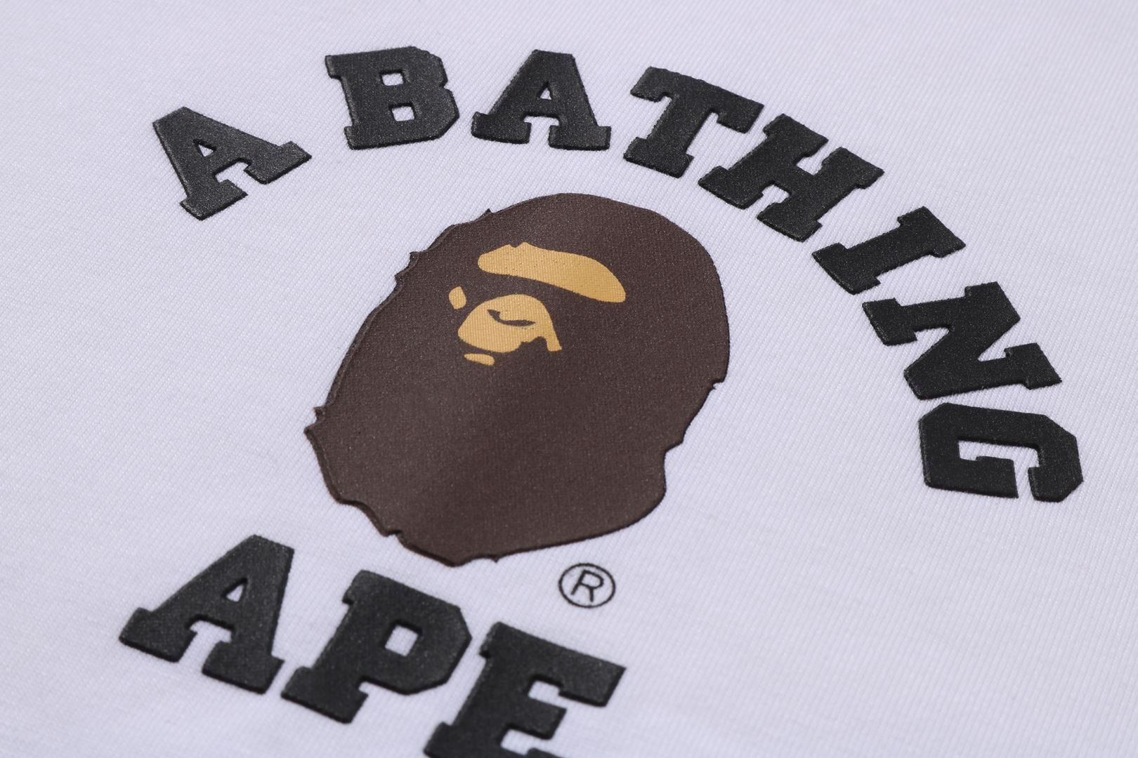 SMOOTH COLLEGE RELAXED FIT TEE sold by Bape product image thumbnail 8