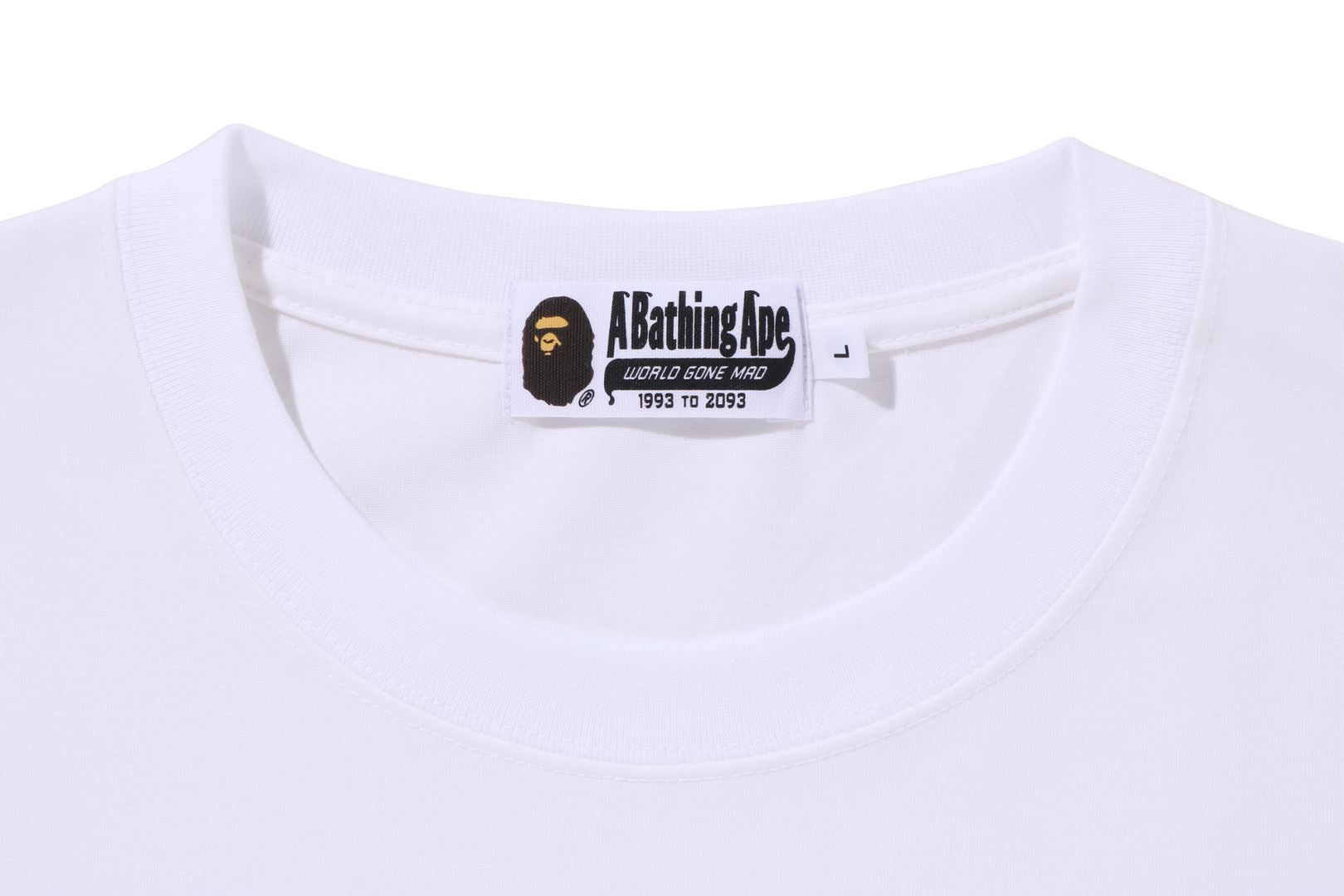 SMOOTH COLLEGE RELAXED FIT TEE sold by Bape product image thumbnail 9