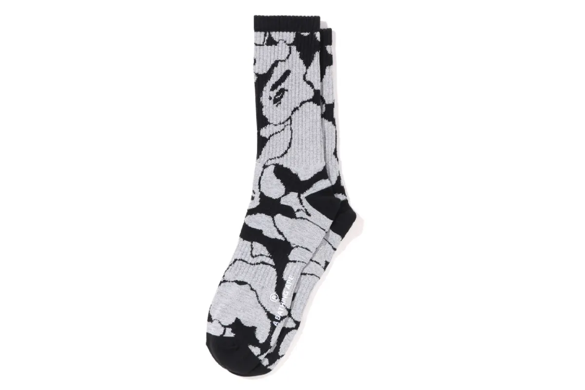 REFLECTIVE CAMO SOCKS sold by Bape