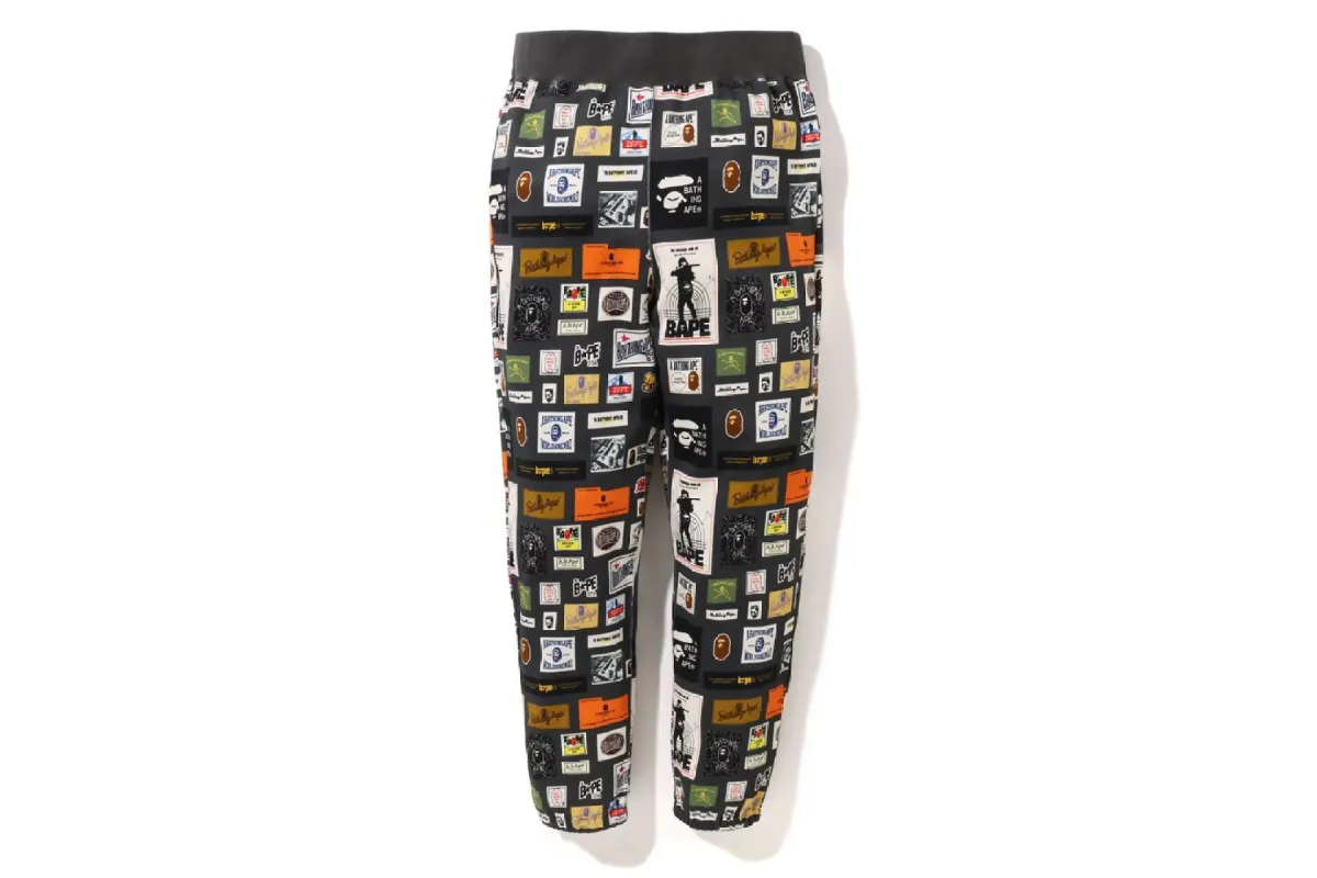 BAPE MULTI LABEL SWEAT PANTS sold by Bape