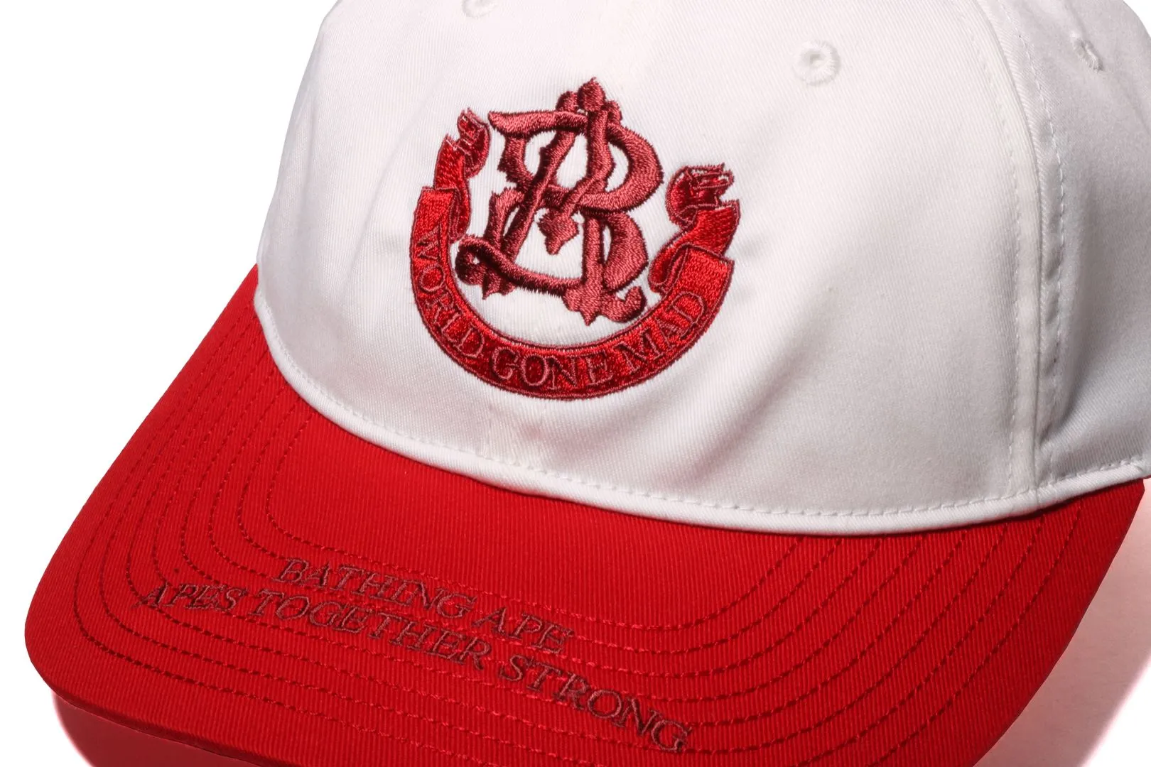 CONTRAST PANEL COLLEGE CAP sold by Bape product image thumbnail 4