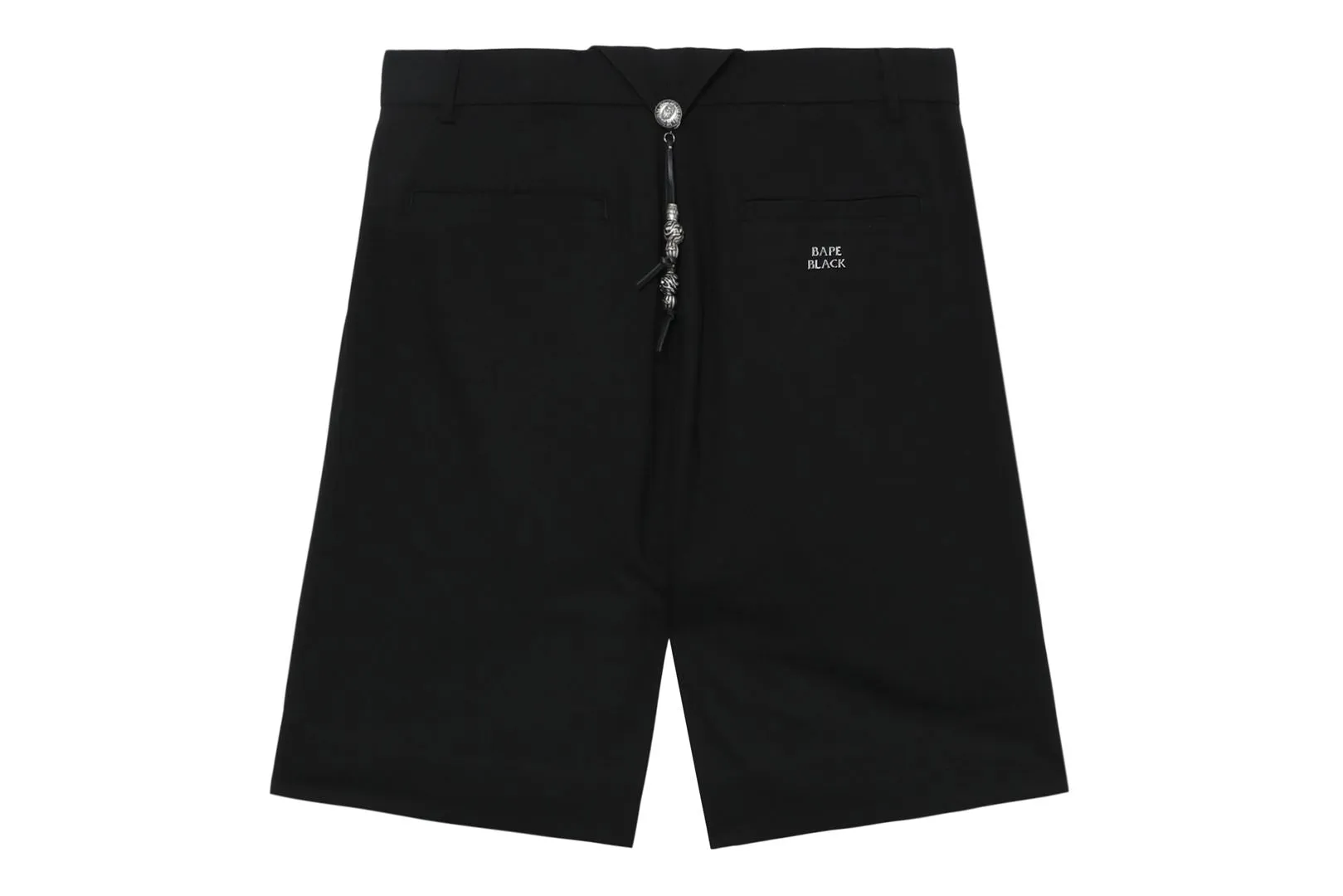 BAPE BLACK LOGO SHORTS WITH TWEED HEM sold by Bape product image thumbnail 2