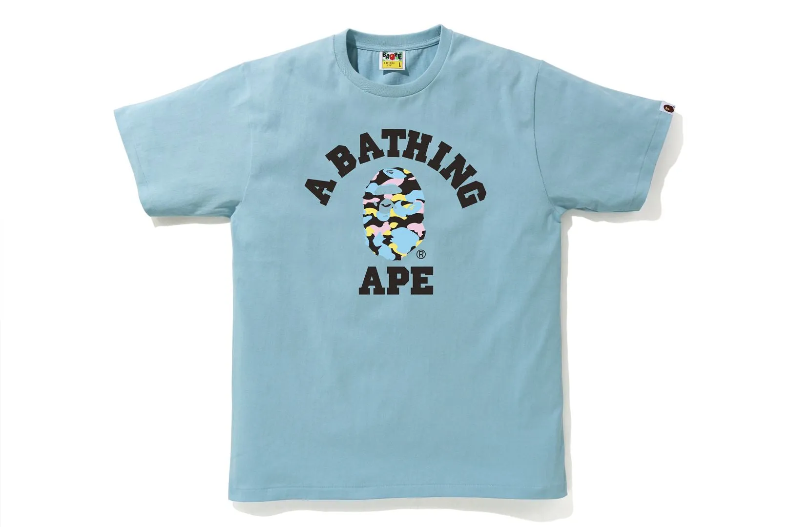 NEW MULTI CAMO COLLEGE TEE sold by Bape product image thumbnail 3