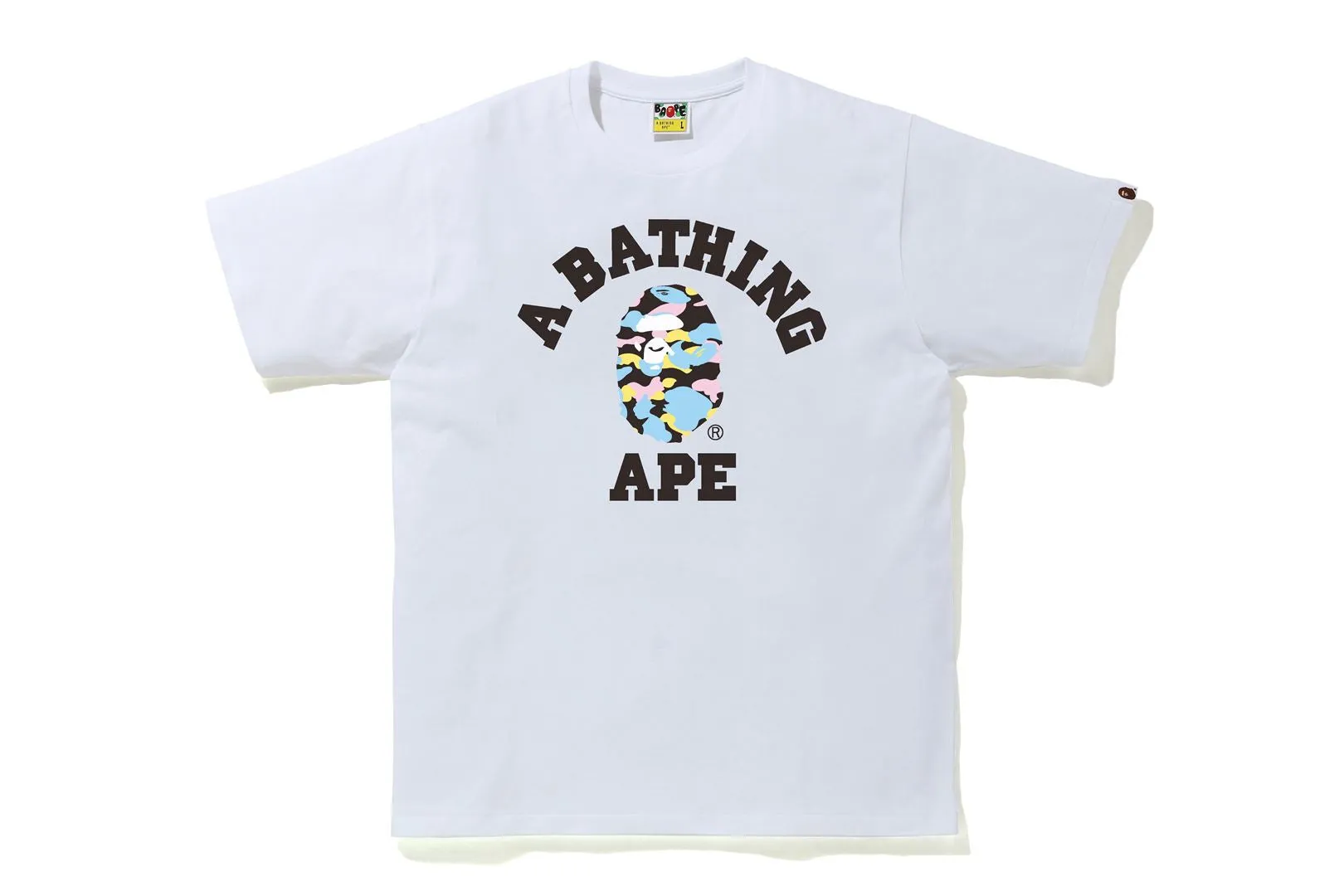NEW MULTI CAMO COLLEGE TEE sold by Bape product image thumbnail 4