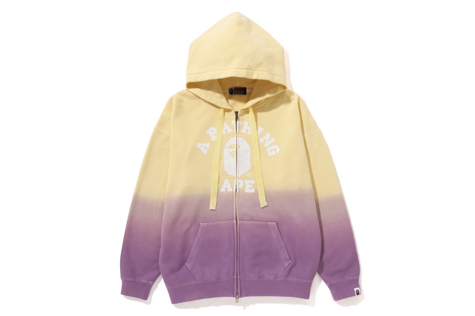 COLLEGE GRADATION OVERSIZED ZIP HOODIE sold by Bape product image thumbnail 4
