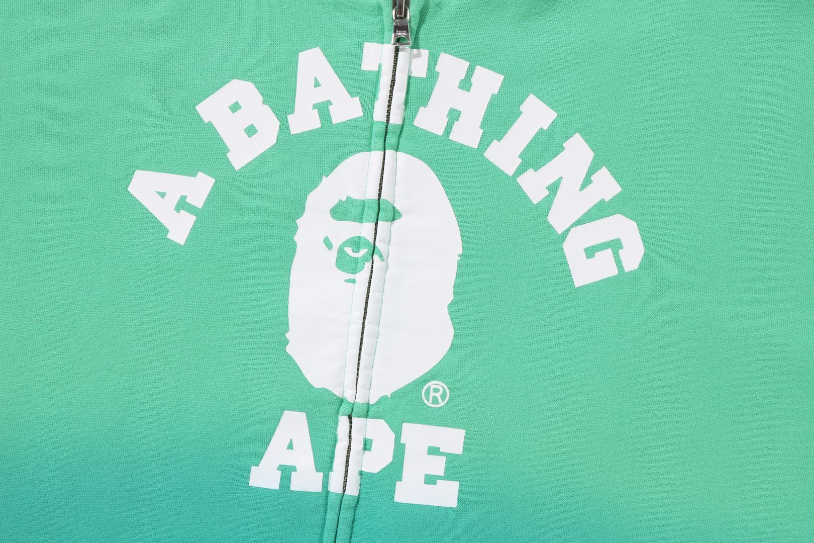 COLLEGE GRADATION OVERSIZED ZIP HOODIE sold by Bape product image thumbnail 2