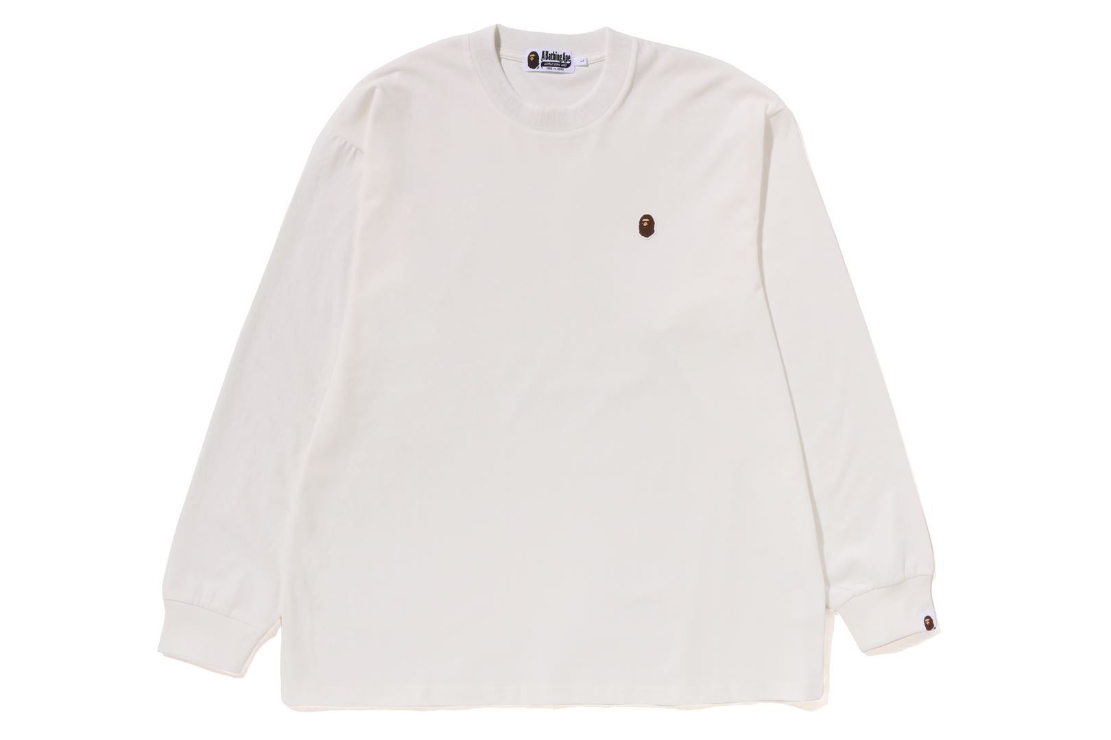APE HEAD ONE POINT L/S TEE sold by Bape