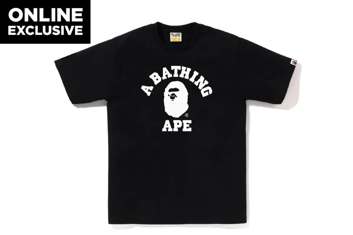 BICOLOR COLLEGE TEE sold by Bape