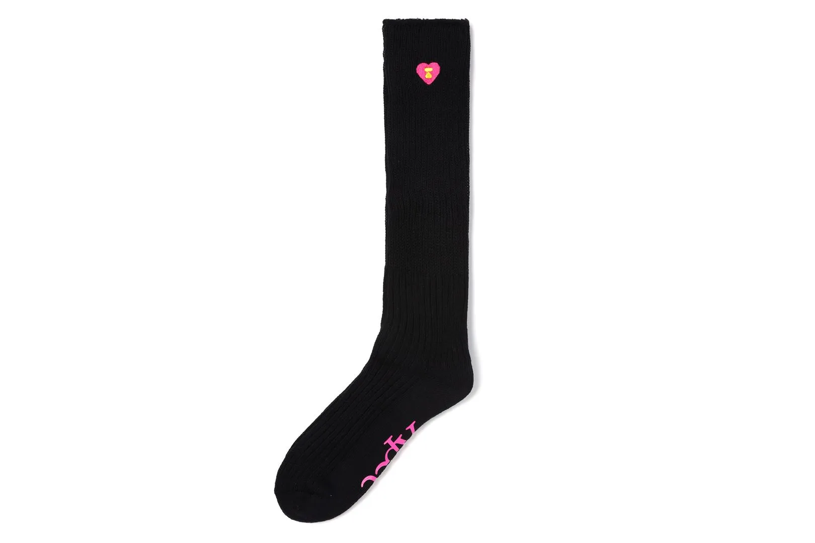 LOGO RIBBED KNEE LENGTH SOCKS sold by Bape product image thumbnail 5