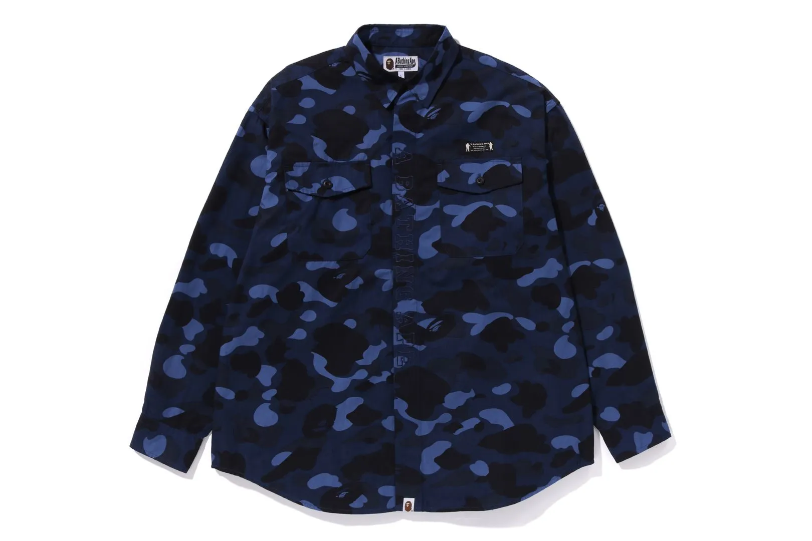 COLOR CAMO CPO SHIRT sold by Bape