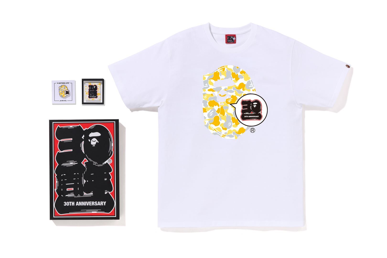BAPE STORE MATSUYAMA BAPE 30TH ANNIV. APE HEAD TEE SET sold by Bape product image thumbnail 4
