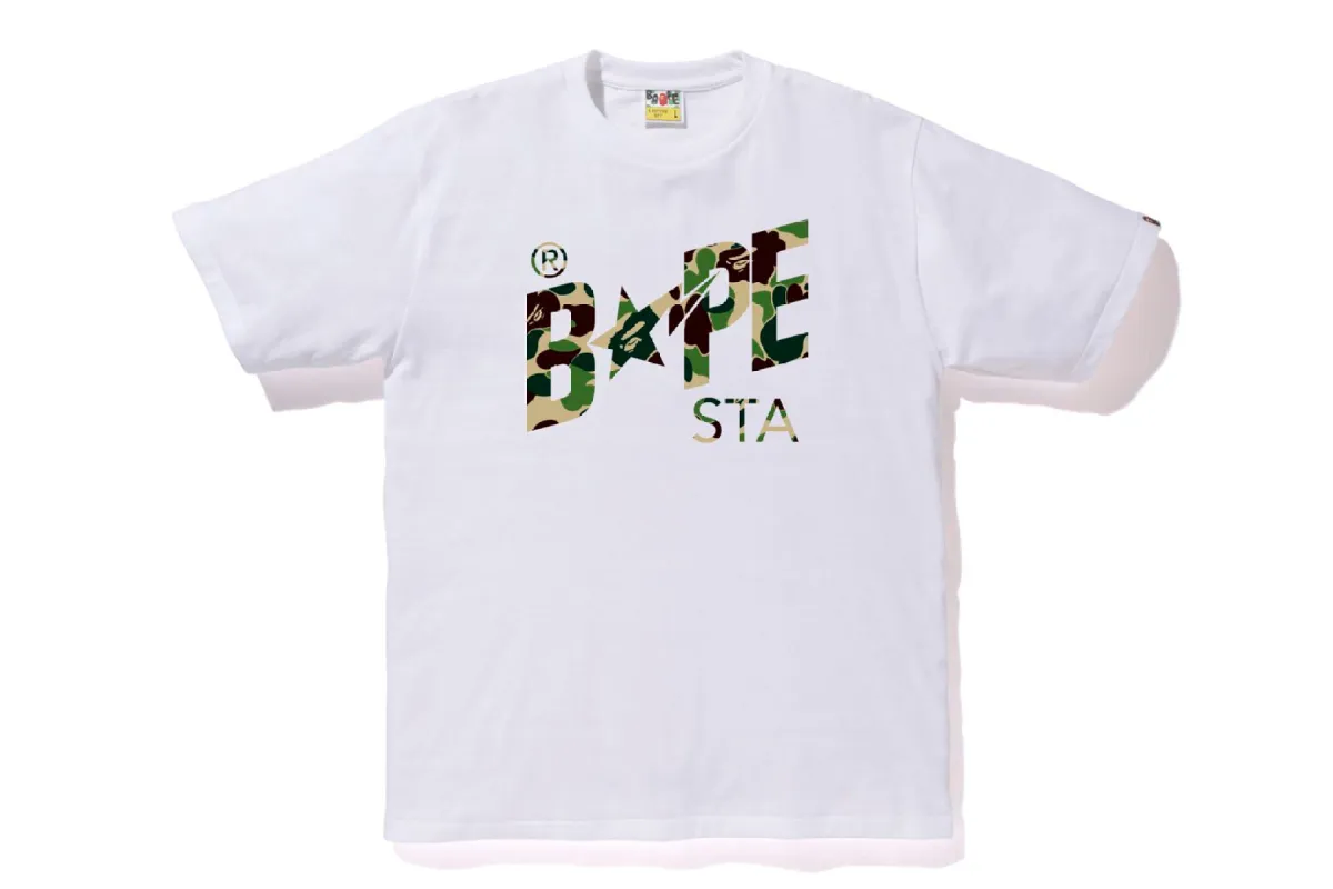 ABC CAMO BAPE STA LOGO TEE sold by Bape