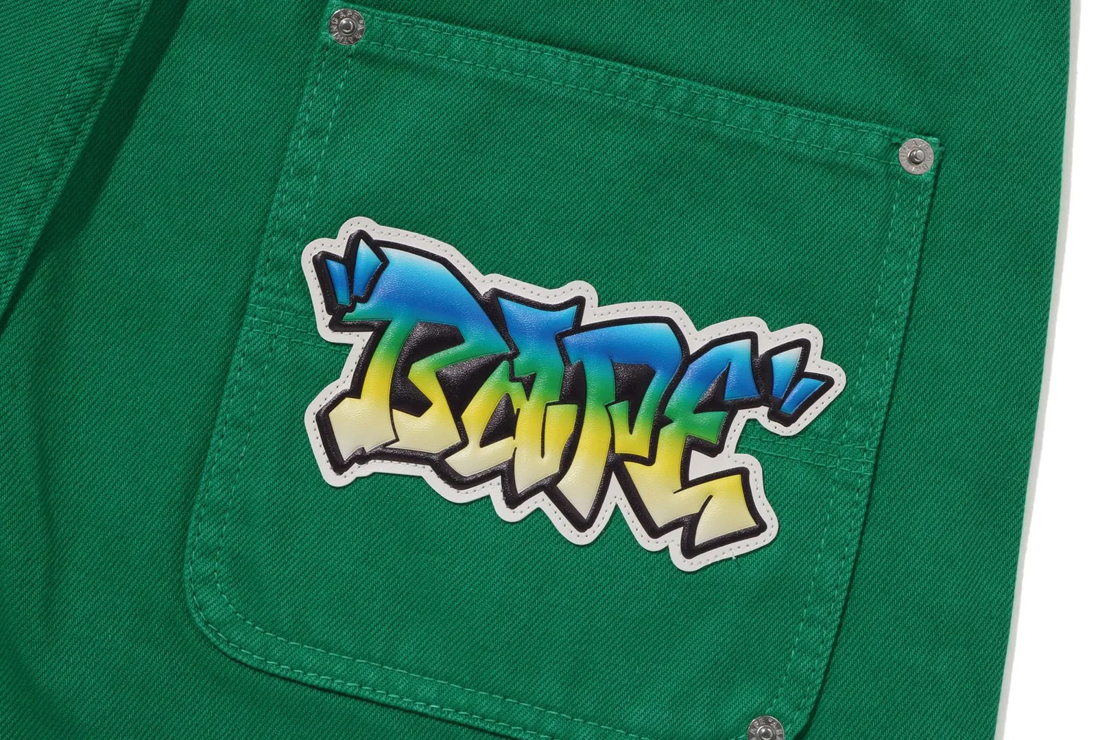 PATCH 2 TONE WASHED WORK SHORTS sold by Bape product image thumbnail 4