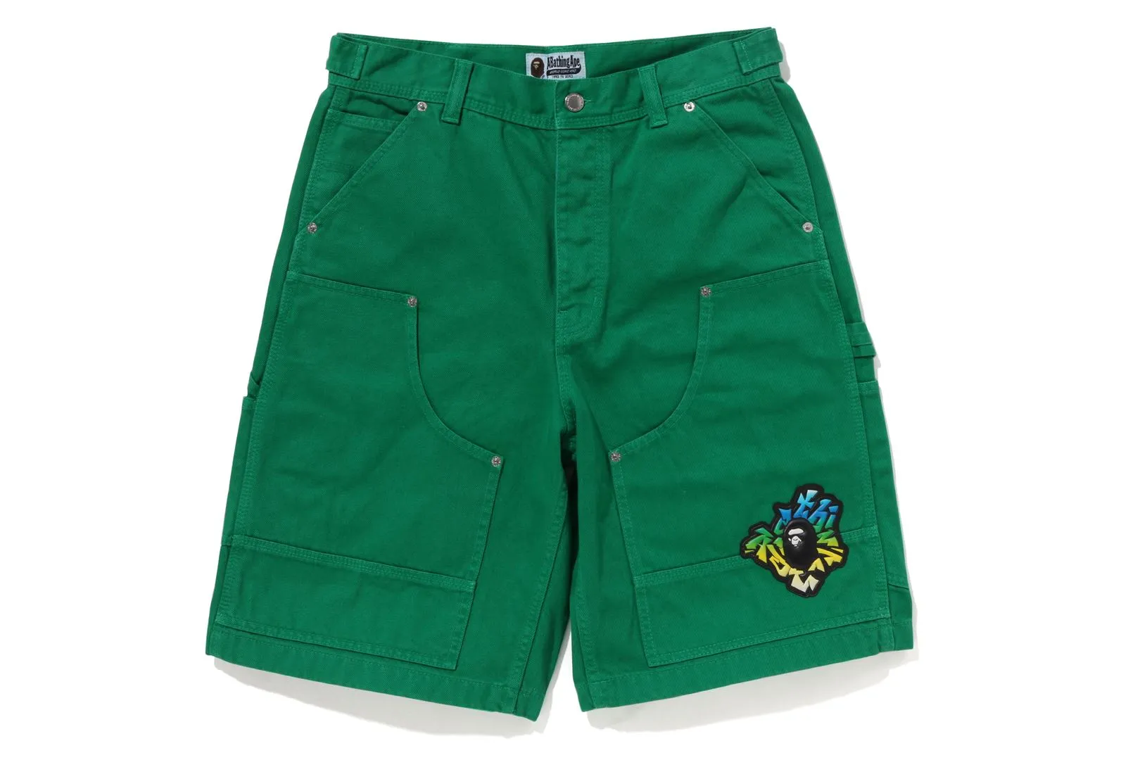 PATCH 2 TONE WASHED WORK SHORTS sold by Bape