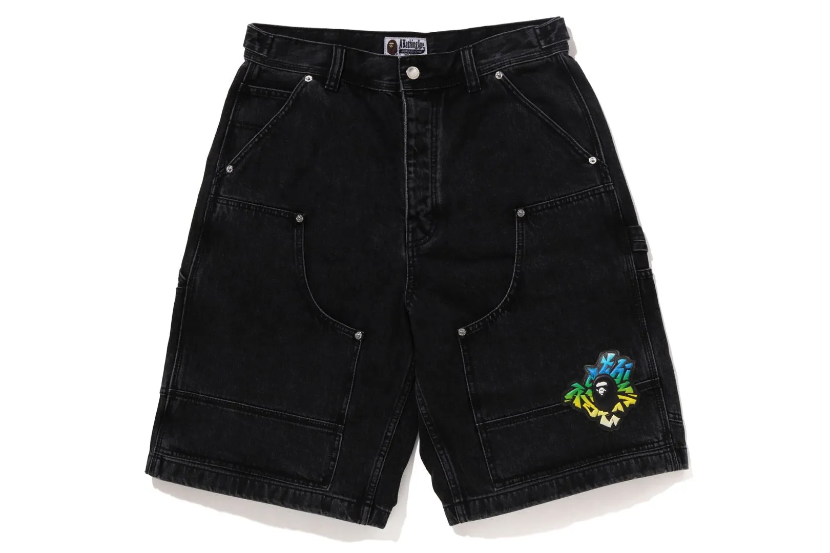 PATCH 2 TONE WASHED WORK SHORTS sold by Bape product image thumbnail 5