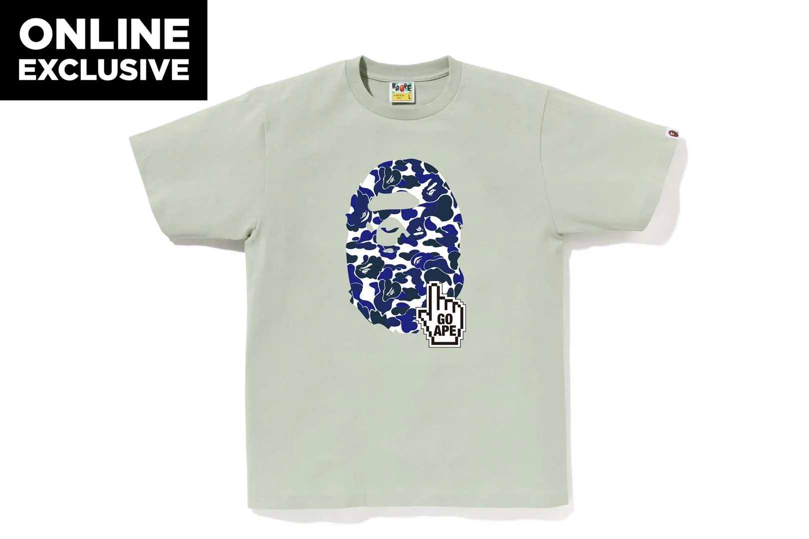 BAPE CAMO GO APE POINTER BIG APE HEAD TEE sold by Bape product image thumbnail 4