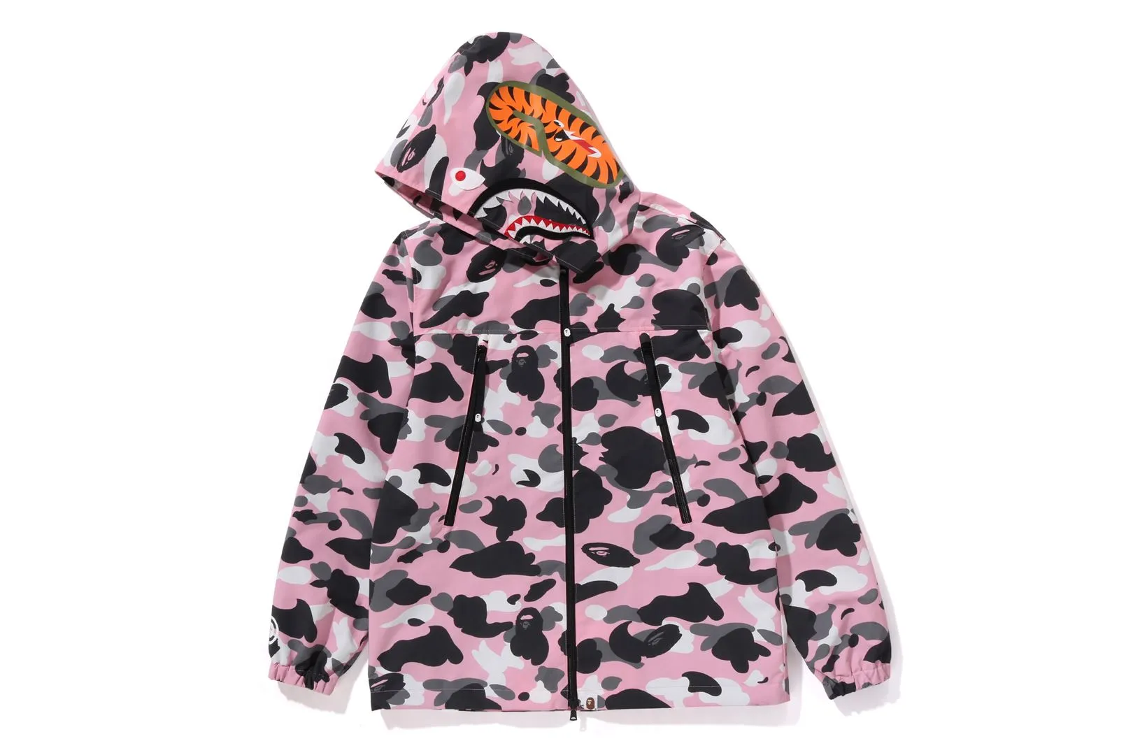 WARM UP CAMO SHARK HOODIE JACKET sold by Bape product image thumbnail 2