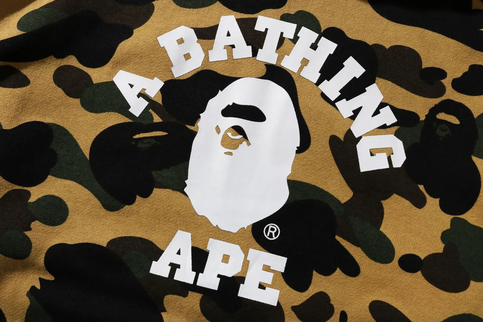 1ST CAMO COLLEGE PULLOVER HOODIE sold by Bape product image thumbnail 2