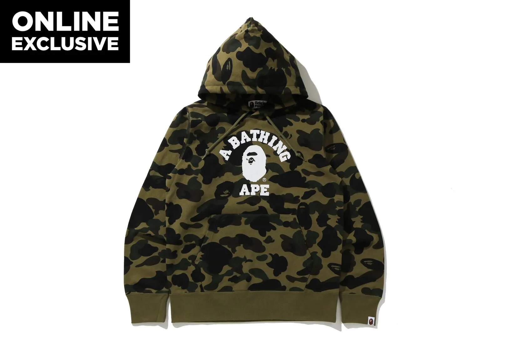 1ST CAMO COLLEGE PULLOVER HOODIE sold by Bape product image thumbnail 3