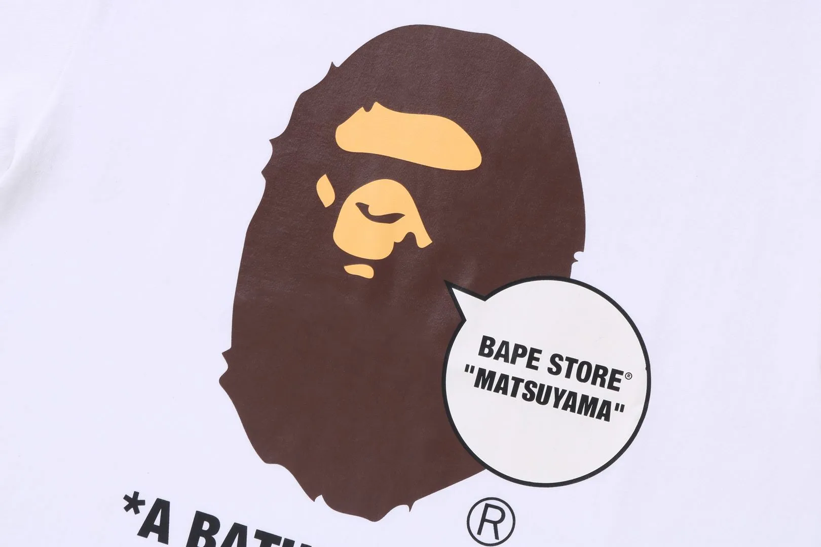 BAPE STORE MATSUYAMA APE HEAD TEE sold by Bape product image thumbnail 2