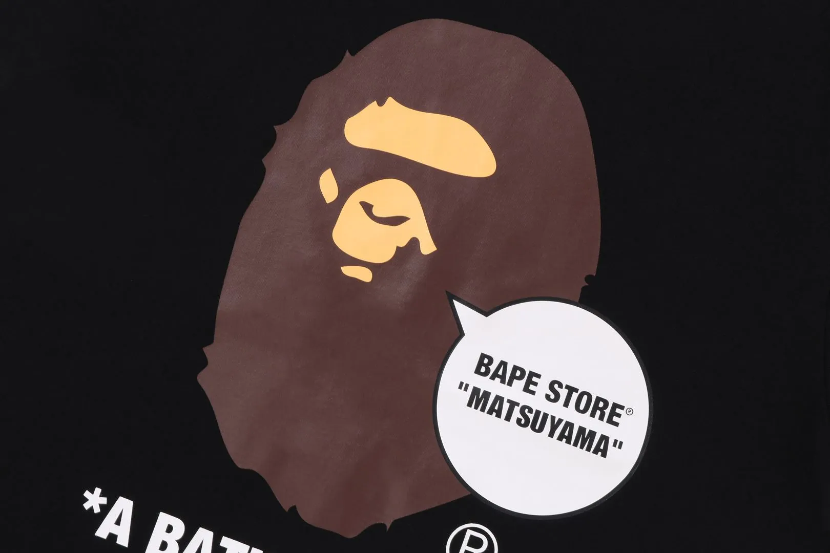 BAPE STORE MATSUYAMA APE HEAD TEE sold by Bape product image thumbnail 4