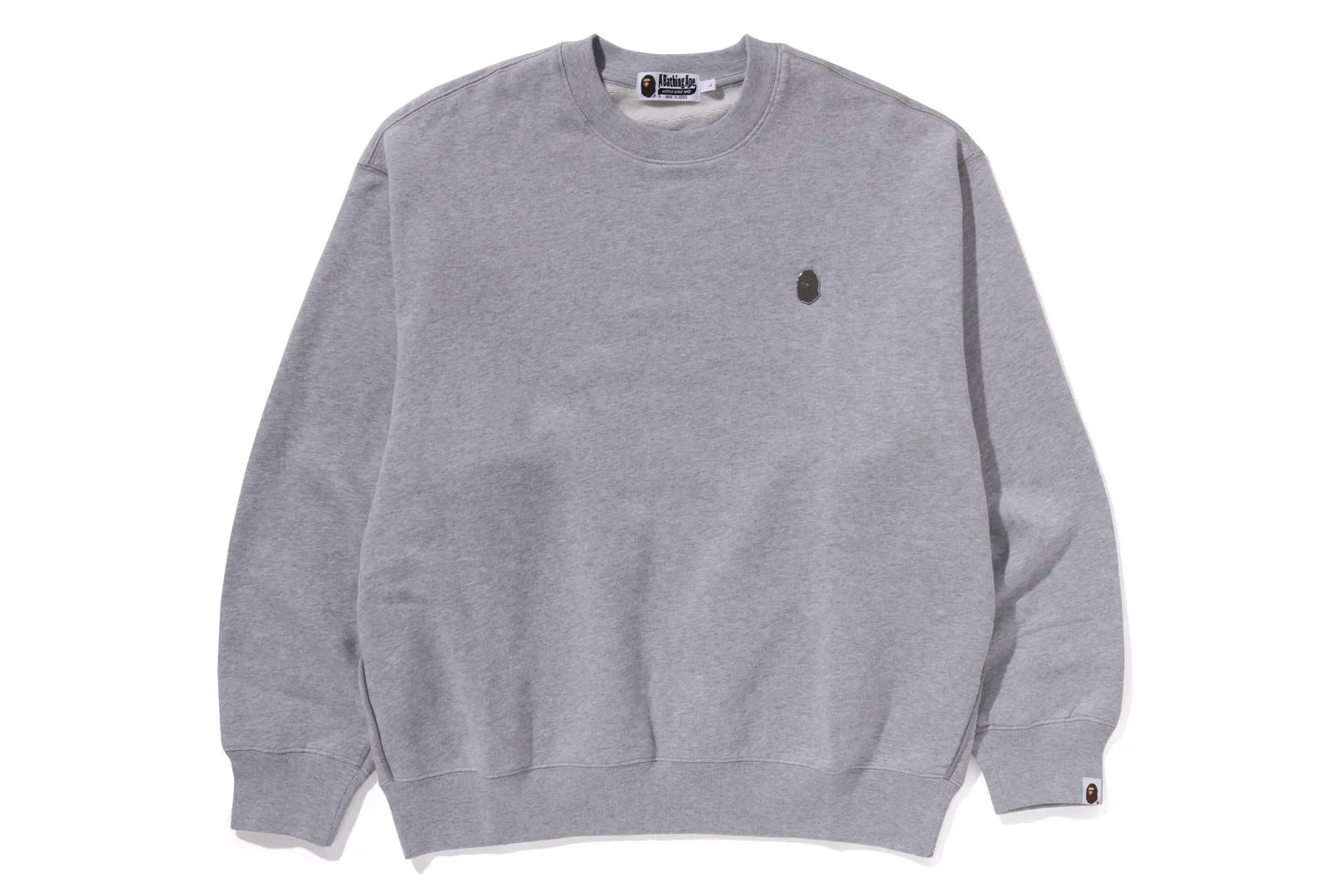 ONE POINT RELAXED FIT CREWNECK SWEATSHIRT sold by Bape