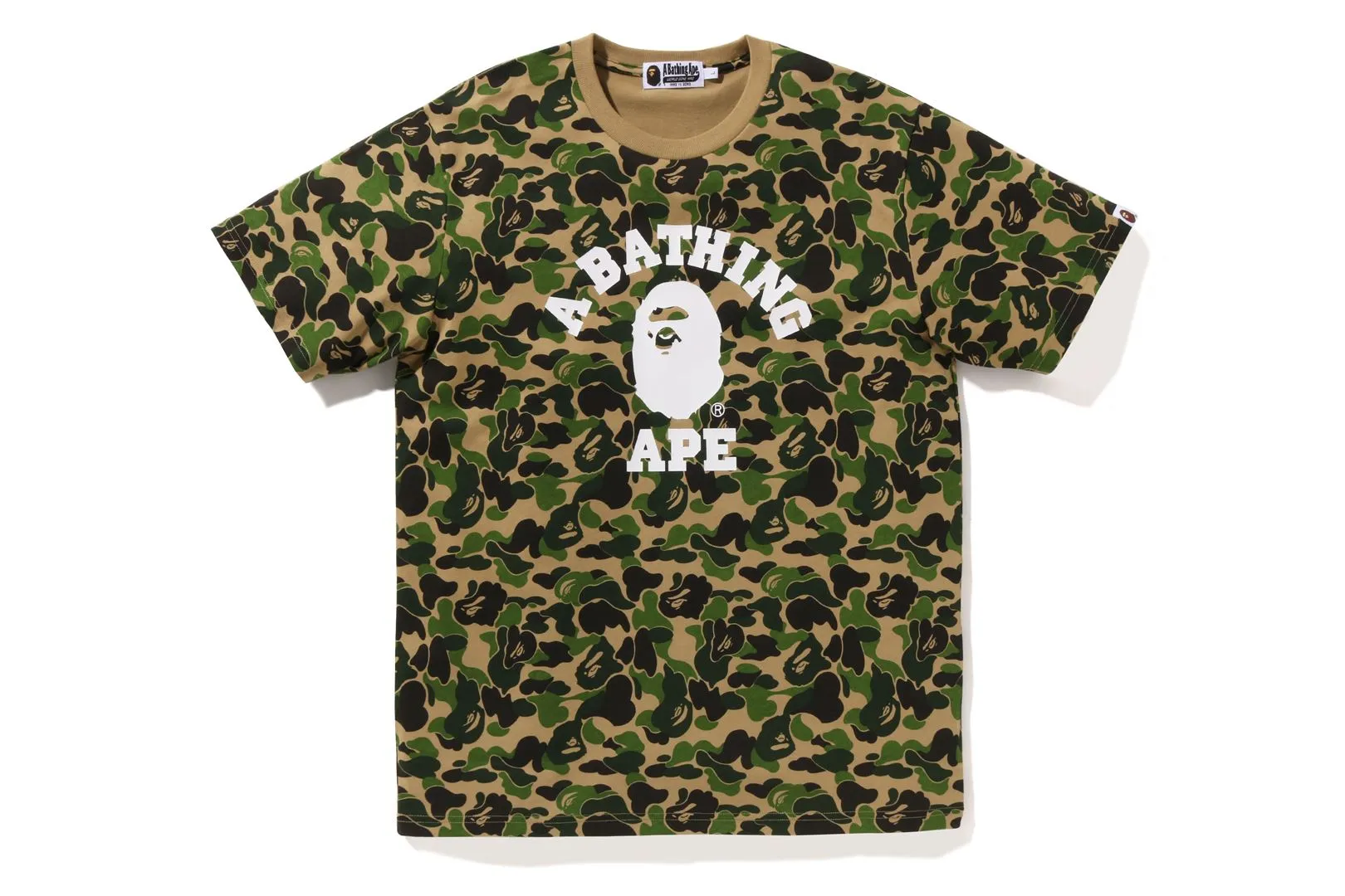 ABC CAMO COLLEGE TEE sold by Bape product image thumbnail 3