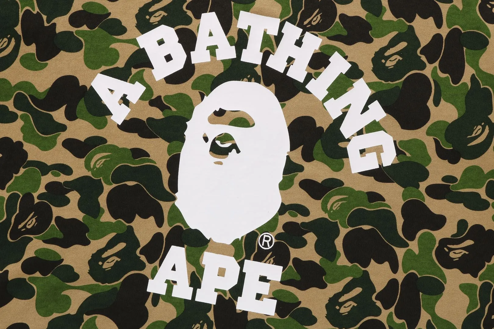 ABC CAMO COLLEGE TEE sold by Bape product image thumbnail 4