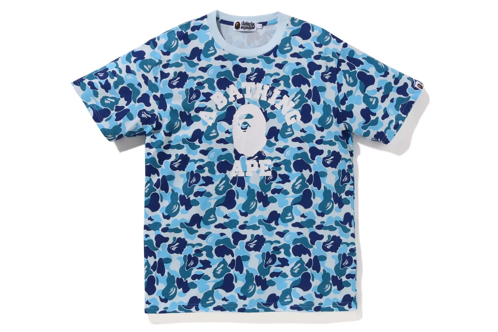 ABC CAMO COLLEGE TEE sold by Bape