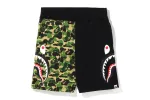 ABC CAMO SIDE SHARK SWEAT SHORTS sold by Bape