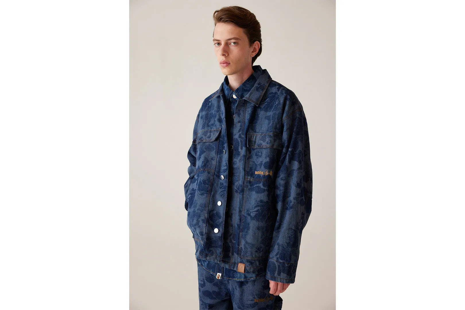 FLORAL CAMO JACQUARD RELAXED FIT 13OZ DENIM WORK PANTS sold by Bape product image thumbnail 5