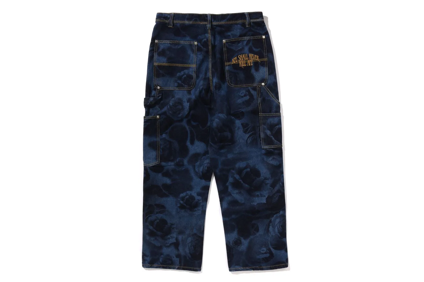 FLORAL CAMO JACQUARD RELAXED FIT 13OZ DENIM WORK PANTS sold by Bape product image thumbnail 2