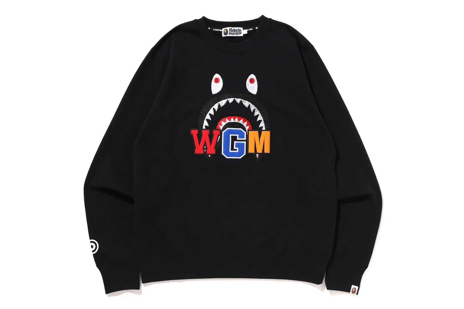 SHARK EMBROIDERY CREWNECK sold by Bape