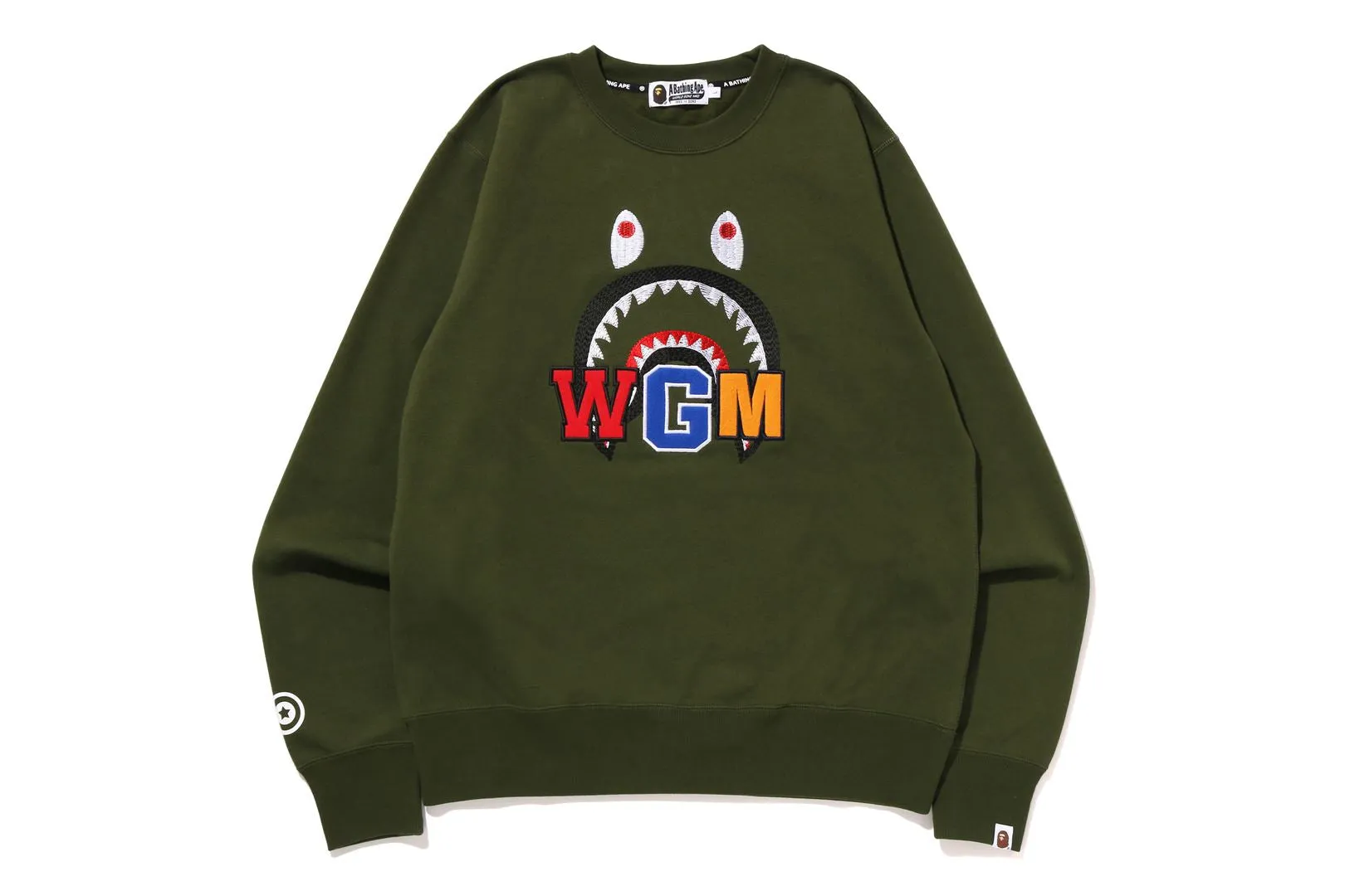 SHARK EMBROIDERY CREWNECK sold by Bape product image thumbnail 2