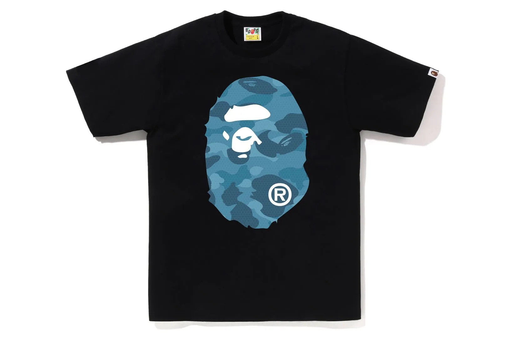 HONEYCOMB CAMO BIG APE HEAD TEE sold by Bape product image thumbnail 3