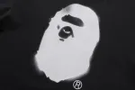 SPRAY APE HEAD GARMENT DYED RELAXED FIT TEE sold by Bape