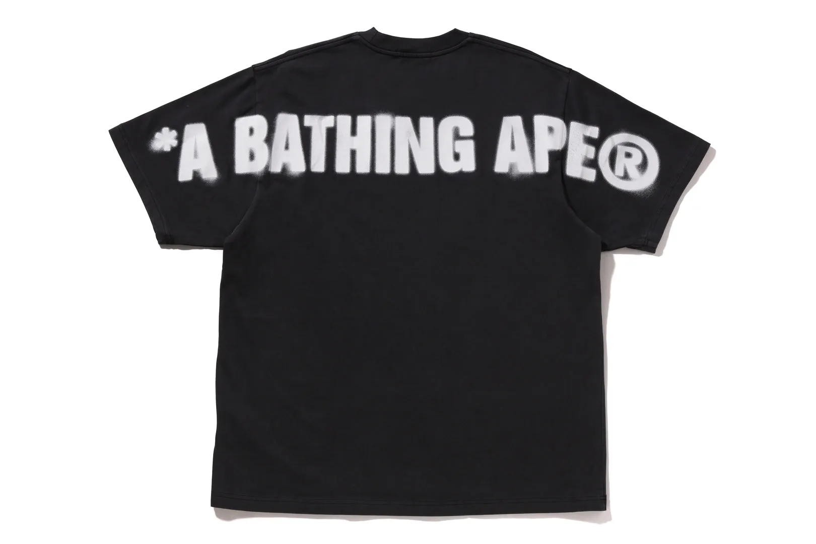 SPRAY APE HEAD GARMENT DYED RELAXED FIT TEE sold by Bape product image thumbnail 2