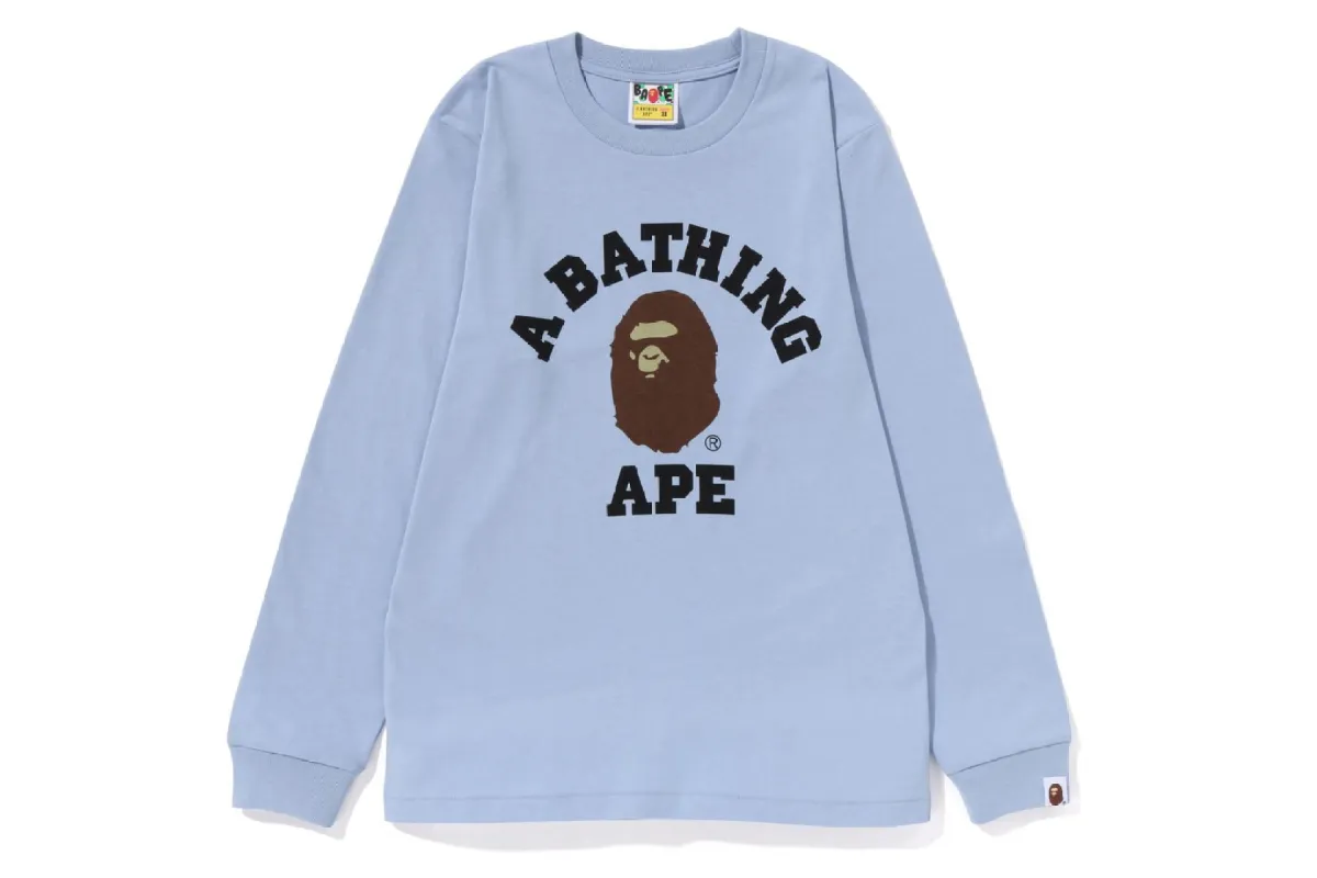 PIGMENT COLLEGE L/S TEE sold by Bape