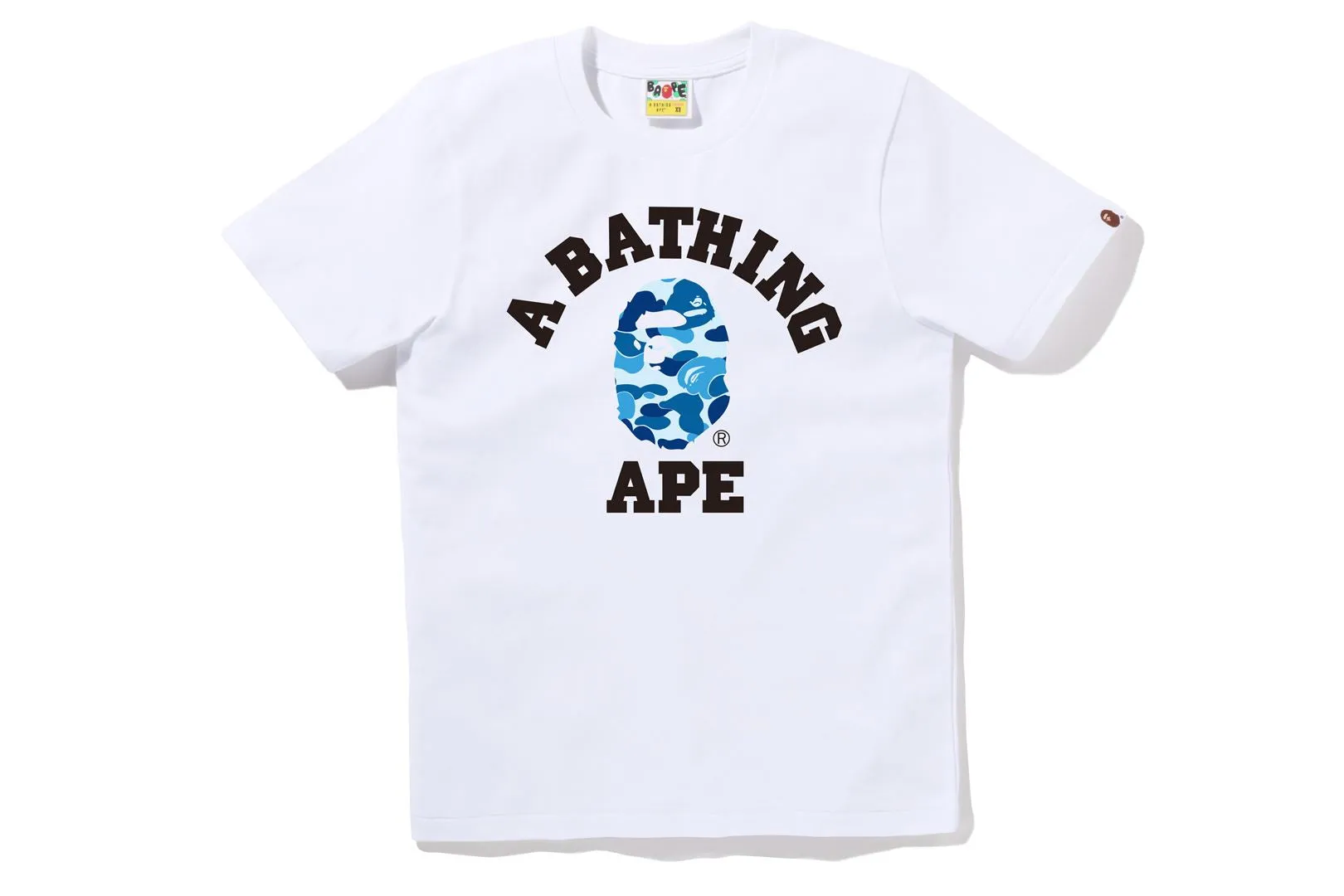 ABC CAMO COLLEGE TEE sold by Bape