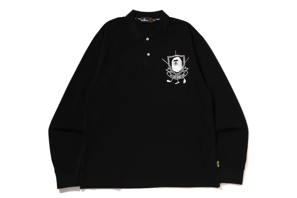 MR BATHING APE LONG SLEEVE POLO sold by Bape