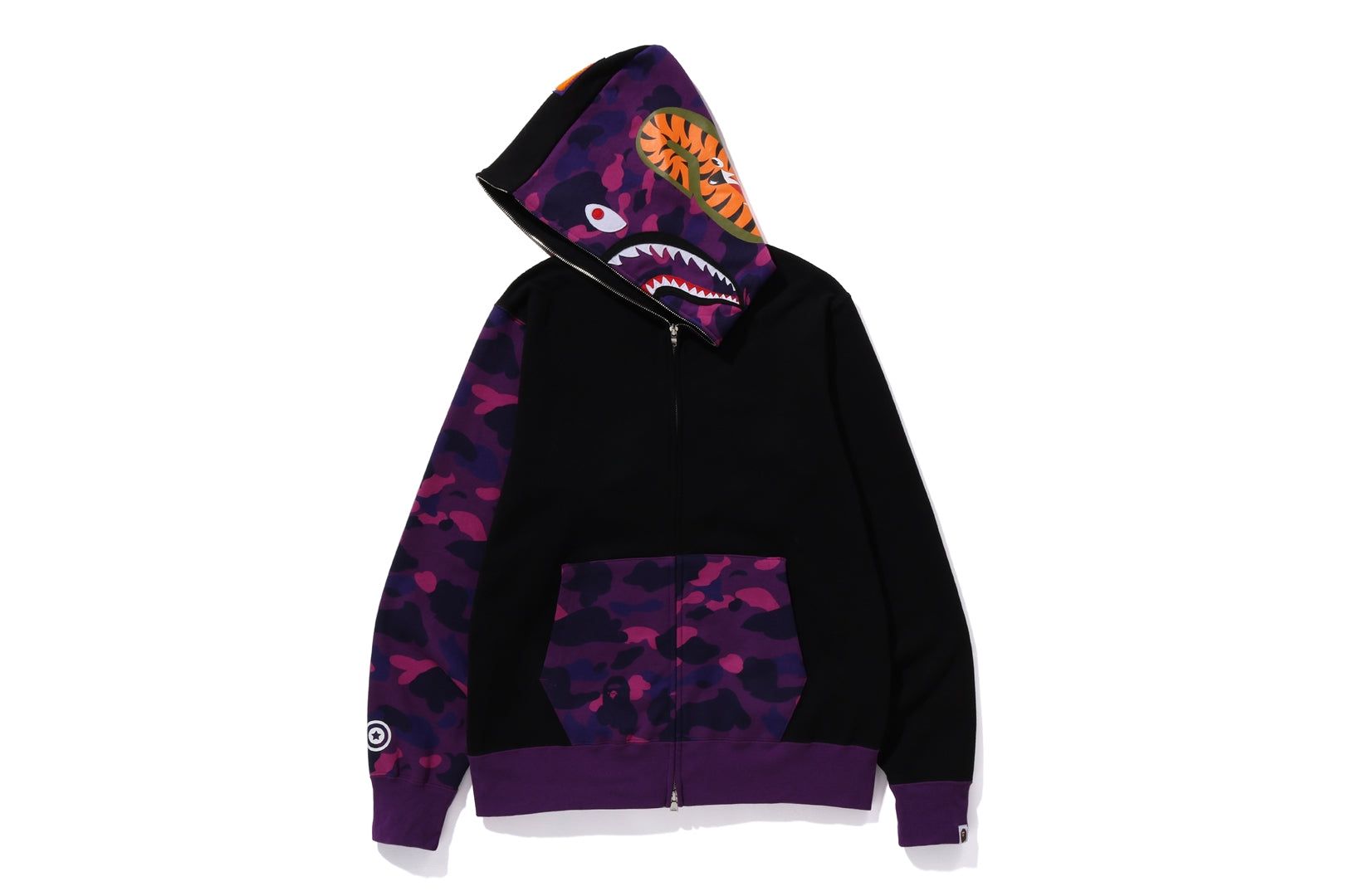 COLOR CAMO SHARK FULL ZIP HOODIE sold by Bape product image thumbnail 3