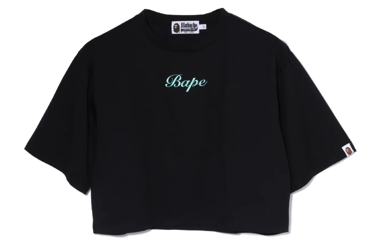 BUSY WORKS CROPPED TEE sold by Bape