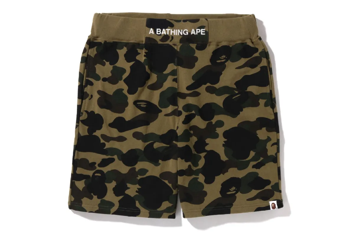 1ST CAMO SWEAT SHORTS sold by Bape