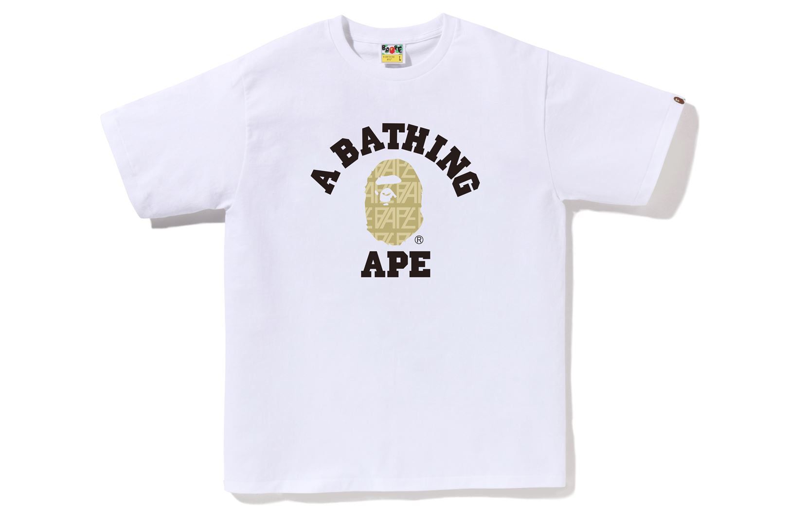 BAPE LOGO MONOGRAM COLLEGE TEE sold by Bape product image thumbnail 4