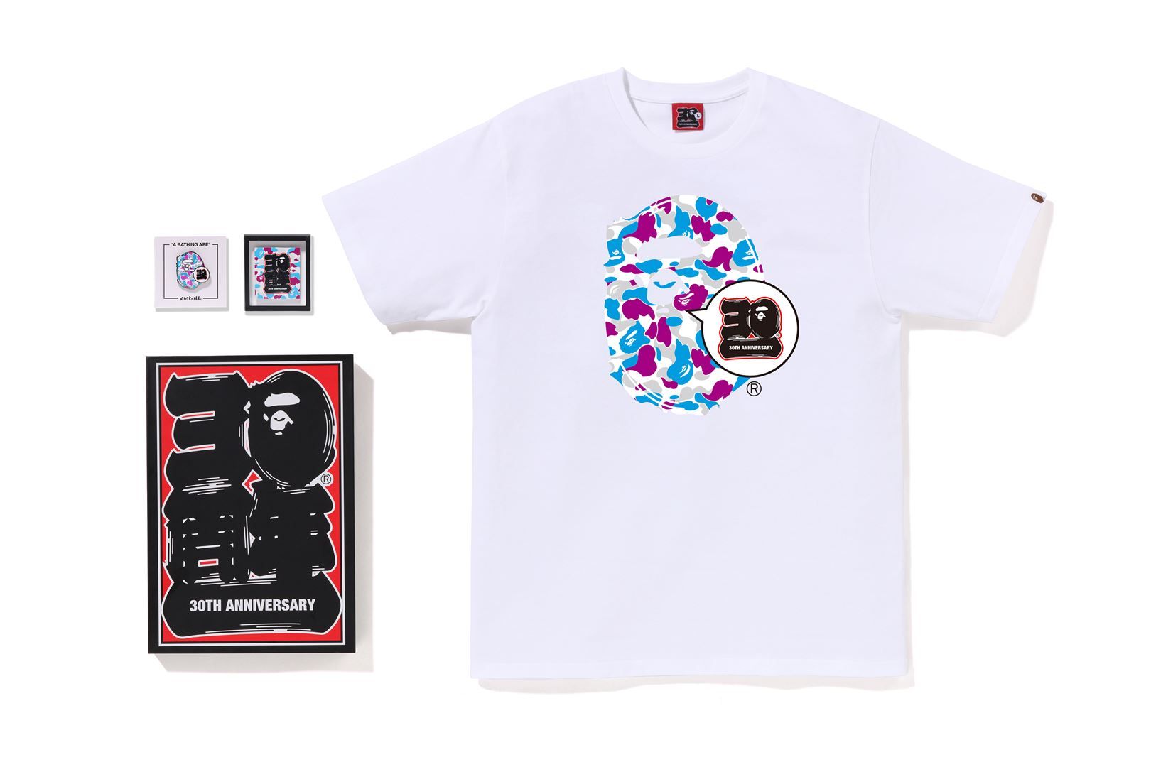 BAPE STORE YOKOHAMA BAPE 30TH ANNIV. APE HEAD TEE SET sold by Bape product image thumbnail 4